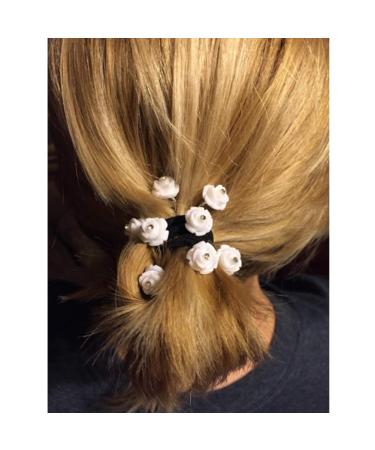 Yantu Women's Flower Hair Pins for Wedding - 20 Pcs White Bridal Hair Accessories - Buy Online on GoSupps.com