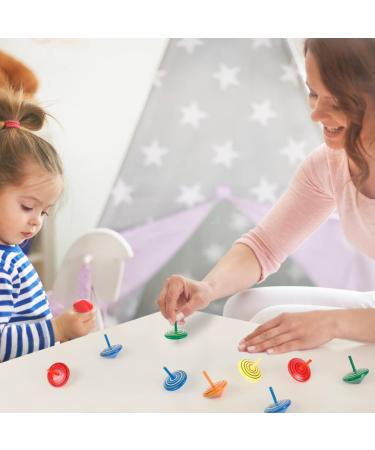 Buy Sterneer 30-Piece Wooden Spinning Tops - Ideal Party Favors & Birthday Gifts for Children - Buy Online on GoSupps.com