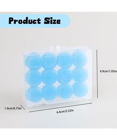 Set of 24 Silicone Earplugs - Soft Noise Cancelling for Sleep Swimming Shooting Concerts & Travel | Comfortable & Effective Sound Reduction - Buy Online on GoSupps.com
