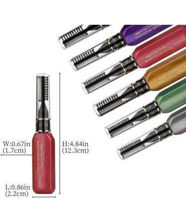 Hair Chalk for Girls- New Hair Chalk Comb Mascara Temporary Washable Hair Color Dye for Girls Women-Non-toxic Instant Hair Dye Colors for Christmas Halloween Birthdays Parties (07#) - Buy Online on GoSupps.com