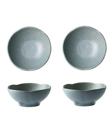 Fruit Bowl Snack Containers Soy Sauce Set Ceramic Appetizer Bowl Mini Condiment Plate Bowl Soy Sauce Vegetable Vinegar Snack Salad Breakfast Bowls (Color : A) (B)