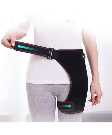 Shop Tyenaza Heating Hip Bandage - 3 Vibration Modes Adjustable Pain Relief Thigh Hot Compress Support - Buy Online on GoSupps.com