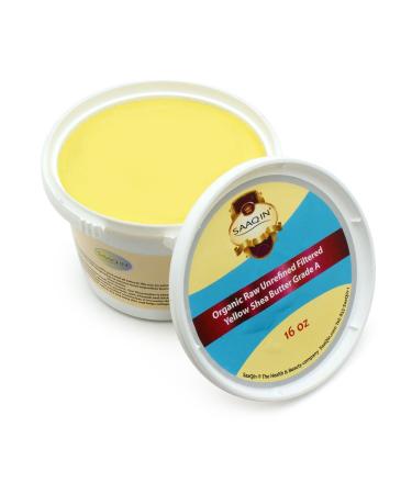 HalalEveryDay Organic FILTERED Shea Butter Cream 16 Oz. (100% Pure) Pack of 3 By SaaQin  - Buy Online on GoSupps.com