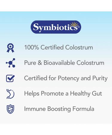 Symbiotics Colostrum Plus Chewables - Pineapple Flavor (120 Tabs) | Immune Support & Gut Health - Buy Online on GoSupps.com