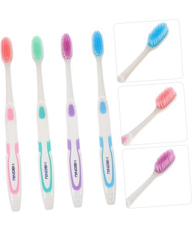 Shop Minkissy 4-Piece Nano Toothbrush Set for Adults | Soft Dual-Layer Oral Hygiene Brushes from South Korea - International Shipping Available! - Buy Online on GoSupps.com