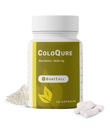 ColoQure Colon Detox 60 Capsules for Men and Women