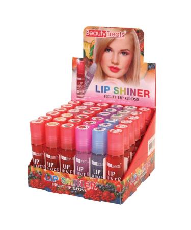 Beauty Treats Lip Shiner Roll-On Fruit Lip Gloss (36 PCS)