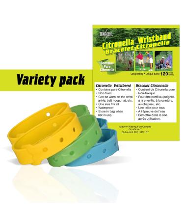AromaHouse Ornascent Long Lasting Pure Citronella Wristbands for Adults, Kids & Pets (Variety)