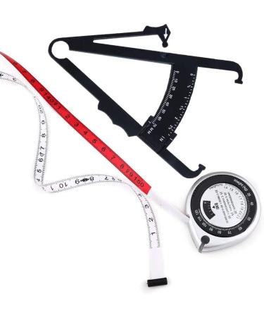 2020 T&Kira Body Fat Caliper & BMI Tape Measure Kit for Fitness & Weight Loss - Buy Online on GoSupps.com