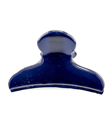 1pc hair clip classic 8x4cm in navy blue - Made in Germany - WeLoveBeads