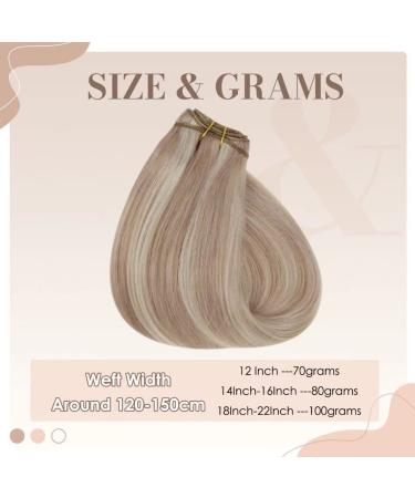 Buy Hetto Tressen Extensions - Real Remy Hair #18/613 Ash Blonde Highlights - 45cm 100g Brawl Extensions - Buy Online on GoSupps.com