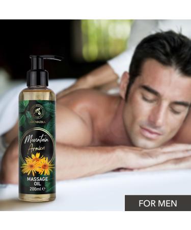 Buy Mountain Arnica Massage Oil 200ml - Pure Natural Body & Cosmetic Oil for Skin Care & Relaxation | Arnika Montana Extract - Buy Online on GoSupps.com