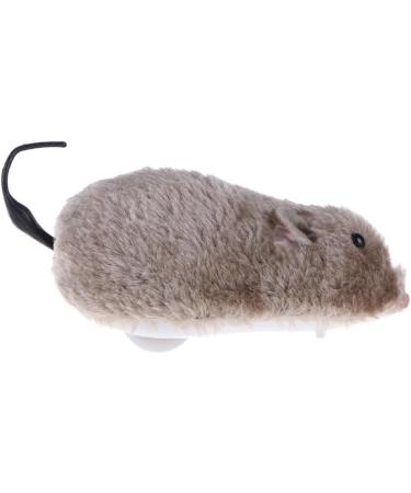 AVZYARDY Clockwork Mouse Toy Cat Plush Rat Mechanical Motion Interactive Toy(Grey) - Buy Online on GoSupps.com