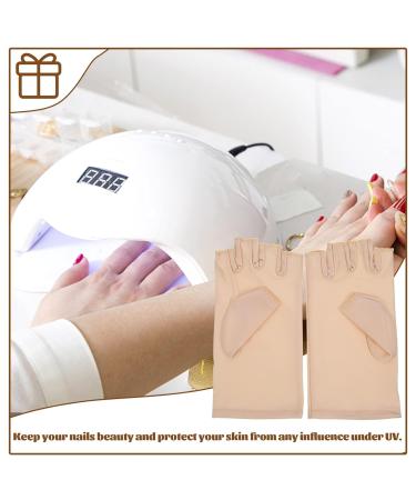 minkissy 3 Pairs Nail Gloves Uv Protection Gloves for Manicures Fingerless Gloves for Women Workout Nail Light Anti Uv Gloves Riding Gloves Salon Gloves Miss Spandex Nail Supplies Elastic - Buy Online on GoSupps.com