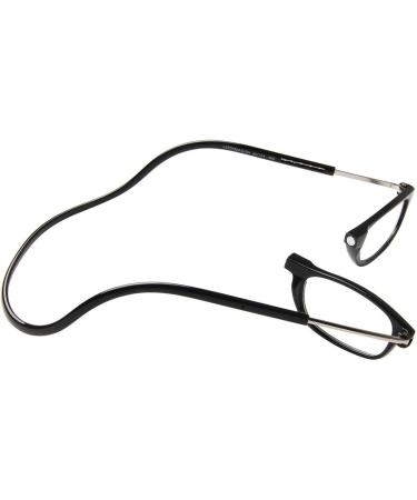 TBOC Pack Reading Glasses for Men & Women 2 Units +1.50 Diopters Transparent & Black Foldable Magnetic Closure Ideal for Presbyopia - Buy Online on GoSupps.com