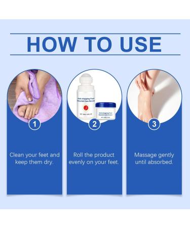 Set of 3 nourishing and repairing foot creams for cracked feet nourishing repairing anti-crack balm moisturizes and soothes cracks and dryness - Buy Online on GoSupps.com