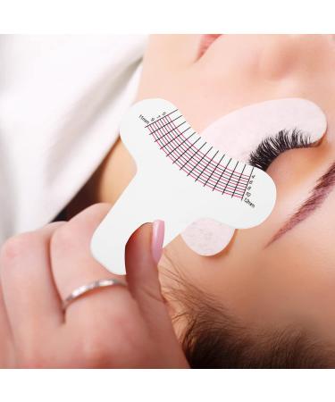 SHERCHPRY Lash Room Decor & Tools - 10pcs Eyelash Ruler Curling Degree & Eye Pads for Lash Extensions - Buy Online on GoSupps.com