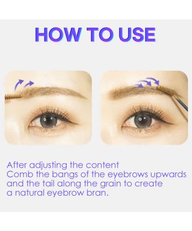 Brow Fixing Gel Shaper & Volumizing Mascara - Long Lasting Korean Eye Makeup (02 Ash Brown) | Shop Now - Buy Online on GoSupps.com