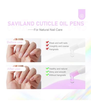 SAVILAND Cuticle Oil 6PCS Pen for Nail Growth Treatment - Nail Strengthener and Growth Oil Kit 0.08 Fl Oz (Pack of 6) - Buy Online on GoSupps.com