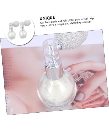 Balacoo 6 Pcs Spray Glitter Makeup Highlighter Glass Perfume Makeup Powder Spray Tool Makeup Tools Round Whitex3pcs 7.5x6cmx3pcs - Buy Online on GoSupps.com
