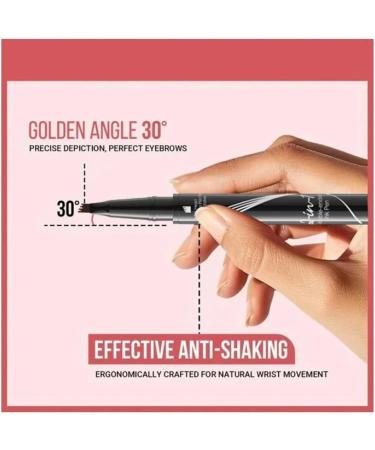 Trailott Eyebrow Pen Hellokiss Microblading Eyebrow Pen Hellokiss Liquid Eyebrow Pen Bulletboard 2-in-1 Waterproof Eyebrow Pen Eyebrow Contouring Pen 4-Tip Magic Eyebrow Pencil (Gray) - Buy Online on GoSupps.com
