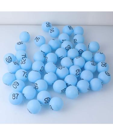 Toyvian 100pcs Numbered Balls 1-100 for DIY Bingo Game & Entertainment - Blue - Buy Online on GoSupps.com