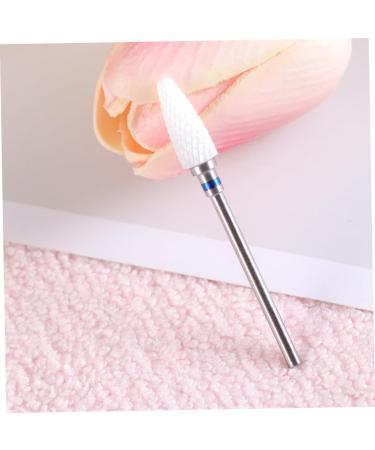 minkissy drill nail grinding head electric nail file carbide bit alloy clean hard carbide nail drill bit carbide drill bit nail drill tool polisher grinding head to rotate manicure medium As Shown - Buy Online on GoSupps.com