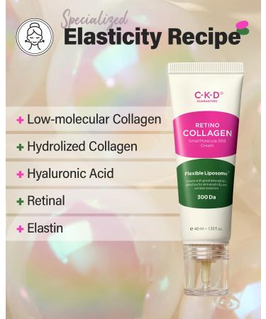 CKD RETINO Anti-Wrinkle Firming Face Cream 40ml - Retinal & 53% Collagen for Saggy Skin Reduces Fine Lines Day & Night Use - Buy Online on GoSupps.com