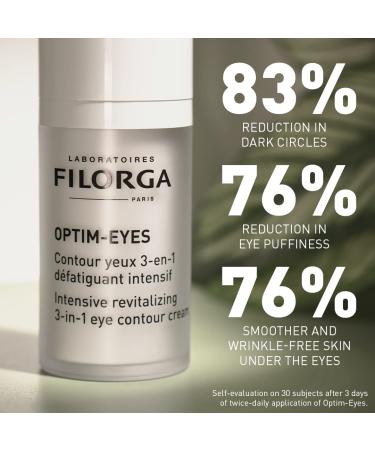 Filorga Optim-Eyes Eye Cream- 3-in-1 Skin Treatment for Dark Circles, Wrinkles & Puffiness- 0.5 fl. oz - Buy Online on GoSupps.com