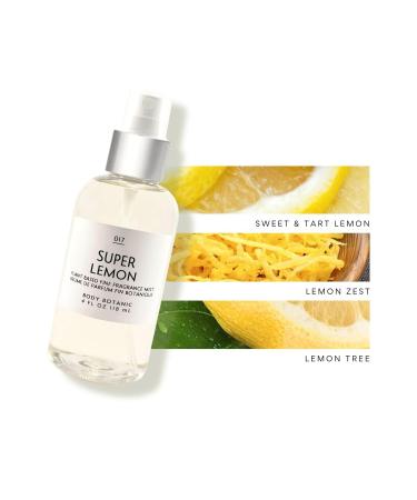 Super Lemon Fine Fragrance Mist 4 Fl Oz 118 mL - an Irresistible Blend of Sweet and Tart Lemon Zested Lemon & Lemon Tree - with Plant Extracts - Buy Online on GoSupps.com