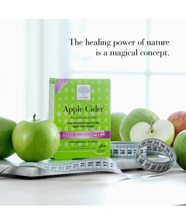 New Nordic Apple Cider Mega 1000mg - 30 Tablets - Vegan Supplement for Health & Weight Loss - Apple Cider Vinegar - Men & Women - Buy Online on GoSupps.com