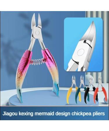 Toe Nail Clippers Dead Skin Remove Thick Nails Ingrown Nail Cutter Mermaid Stainless Steel Mouth Pliers Manicure Tools (Color : Red) - Buy Online on GoSupps.com