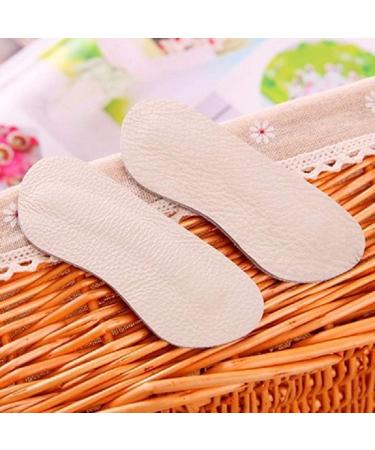 3 Pair Leather Heel Liner Grips Pads - Anti-Slip Inserts for Men & Women | Prevent Blisters & Improve Shoe Fit | Beige High Heel Insoles - Buy Online on GoSupps.com