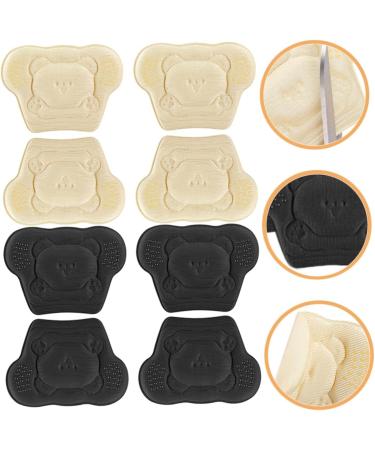 4 Pairs Self-Adhesive Heel Pads - Wear-Resistant Foot Liners for Sports Shoes | Cushioned Heel Stickers in Assorted Colors - Buy Online on GoSupps.com