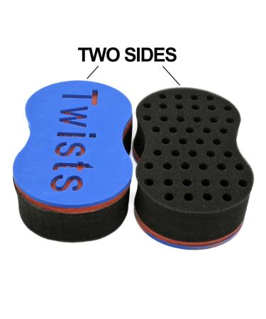 BEWAVE Hair Brush Sponge Twist Wave Barber Tool for Dreads Afro Locs - Includes 1 Hair Pick - Black, 1 Pack - Buy Online on GoSupps.com