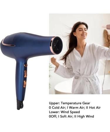 Ionic Hair Care Hair Dryer 800W High Power Professional Salon Grade Styling with Multifunctional Settings for Safety (White) US Plug 110V White - Buy Online on GoSupps.com