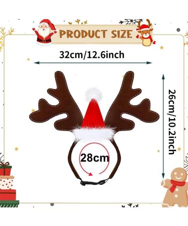 Shop Pet Christmas Headbands | Reindeer Cat & Dog Headbands - Perfect Holiday Gift for Pets! - Buy Online on GoSupps.com
