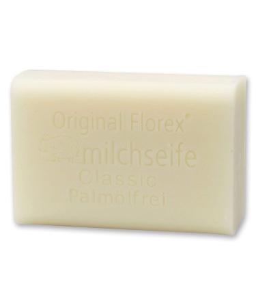 Florex Florex Sheep Milk Soap - Classic Palm Oil Free - With Lanolin and Vegetable Oils - Delicate Fragrance - 100g
