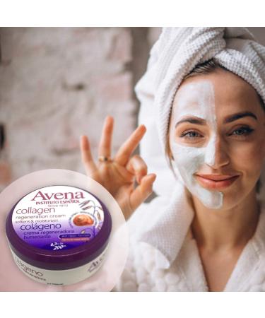 Instituto Espaol Avena Collagen Regenerating Cream. Softens & Moisturizes your Skin with Collagen to Improve your Appearance. 6.7 Fl Oz/ 200g. Pack of 3 - Buy Online on GoSupps.com