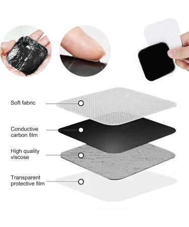 16 Reusable Electrode Pads Compatible with TENS & EMS Devices - Adhesive 50x50mm - International Shipping Available - Buy Online on GoSupps.com