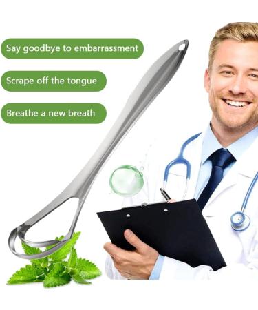 Autuuuckee Double Tongue Cleaner | Metal Tongue Scraper for Bad Breath | Travel-Friendly Rose Gold | Safe Breath for Adults - Buy Online on GoSupps.com
