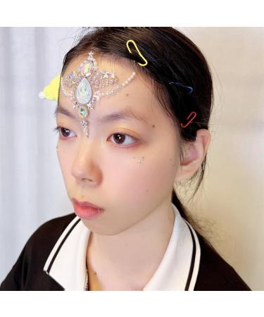 Face Gems & Rhinestone Stickers - Self-Adhesive Rave Accessories for Makeup & Festival | Mermaid Crystal Jewels - Buy Online on GoSupps.com