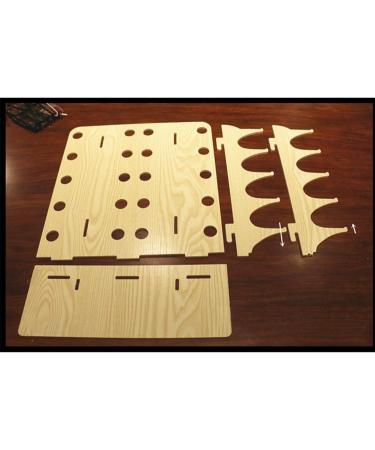 Glassen Stand Sunglasses Exhibition Stand - Portable Wood Grain Display Rack for Myopia Glasses (8 Positions) - Buy Online on GoSupps.com