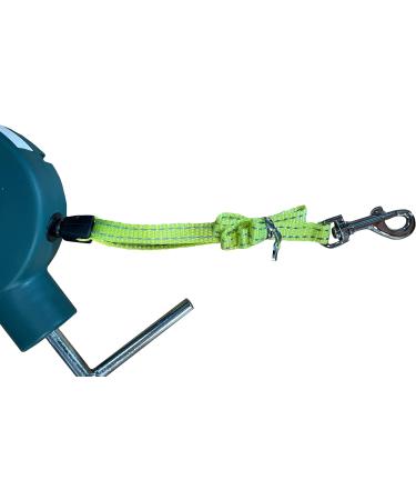 3sixty Fun 16 Feet/ 5 M - Camping Dog Lead and Stake - Heavy Duty Dog Tie Out Cable and Stake - Dog Lead Stake for Camping Travel Outdoor Sporting - Dog Spikes for Ground - Dog Camping Accessories 16 ft - Buy Online on GoSupps.com