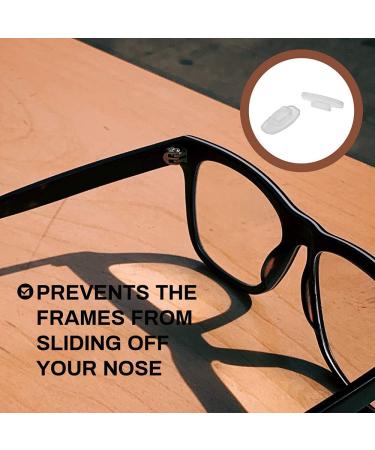 High-Quality Soft Silicone Nose Pads for Sunglasses - Sports World Vision | Rectangular Inserts 11mm Available in 3 5 or 10 Pairs - Buy Online on GoSupps.com