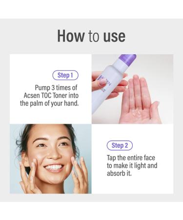 TROIAREUKE ACSEN TOC Toner | 3.38 Fl. Oz - Shop Internationally for Glowing Skin - Buy Online on GoSupps.com