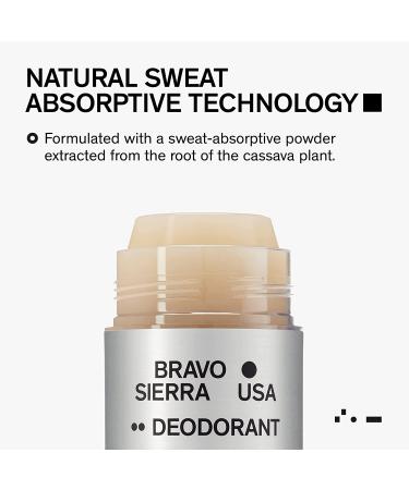 Bravo Sierra Aluminum-Free Natural Deodorant for Men 2-Pack - Citrus & Cedarwood - 3.2 oz - Paraben-Free, Baking Soda Free - Vegan & Cruelty-Free - Buy Online on GoSupps.com