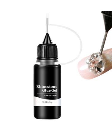 nail rhinestone glue gem glue nail glue nail glue high strength formula durable nail decorations easy applicator non-toxic ingredients safe