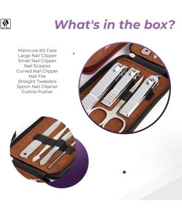 Skull Shaver Manicure kit Professional Nail Clippers Kit Nail Care-Stainless Steel Grooming Tools - Buy Online on GoSupps.com