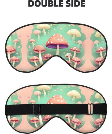 Dream Mushroom Eye Mask - Soft Elastic & Adjustable Sleep Mask for Men & Women | International Shipping - Buy Online on GoSupps.com